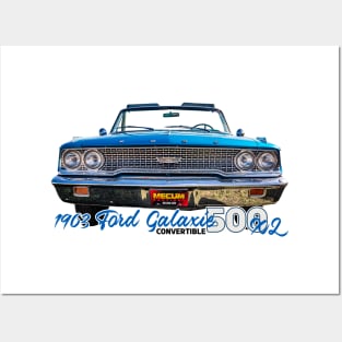 1963 Ford Galaxie 500 XL Convertible Posters and Art